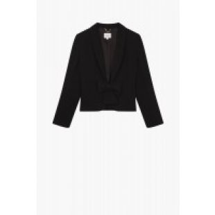 Veste de tailleur en double crêpe