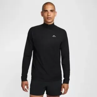 Vêtement deuxième couche à demi-zip Dri-FIT Nike Trail pour homme - Noir