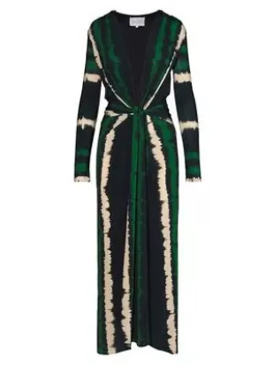 antonia hunter green maxi dress Quinn Gown - Long Strapless Glitter A-line Dress