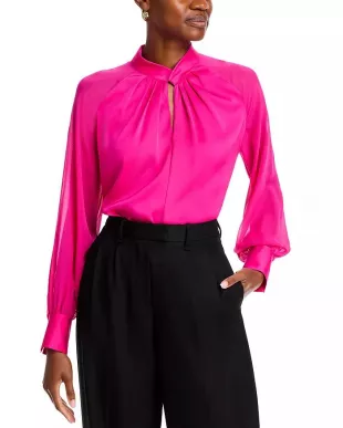 The Valentine Silk Blend Blouse