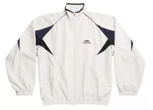 White 3B Sports Icon Track Jacket