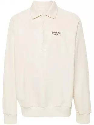 Cream Givenchy 1952 Long Sleeve Polo