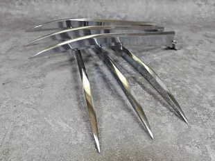 Wolverine Claws X-Men Upgraded Wolverine Blade Claws Dagger Logan DC Collection Cosplay 1:1 Metal Claws Wearable Movie Props Replica