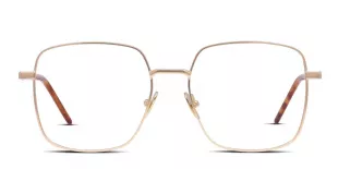 Outlook Oversized Thin Gold Frame Glasses