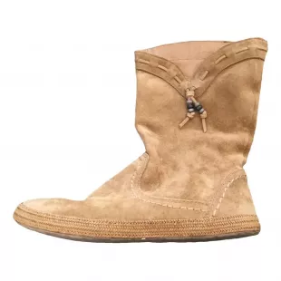 Camel Suede Boots