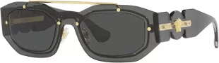 Black Clear Medusa Biggie Sunglasses