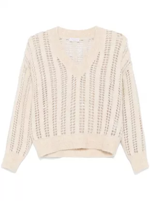 sequin-embellished sweater