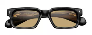 Black Horn & Orange Belvedere Sunglasses