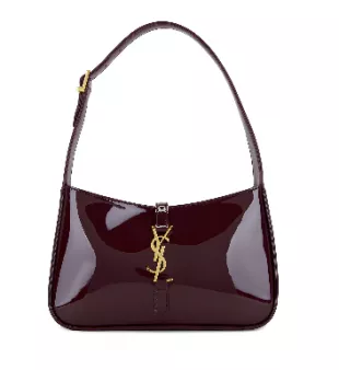 Le 5 a 7 Shoulder Bag in Dark Red Wine