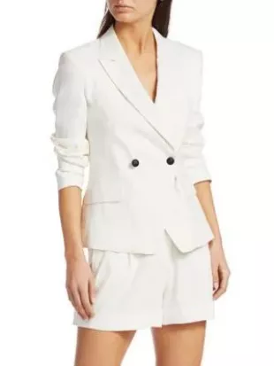 Fletcher Linen-Blend Blazer