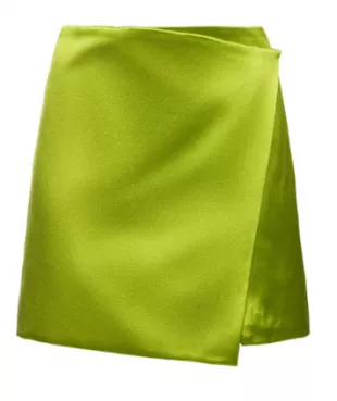 Duchesse Satin Mini Skirt