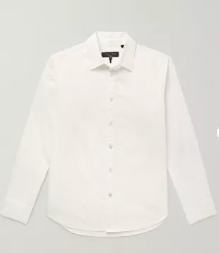 Finch Hemp and Cotton-Blend Shirt