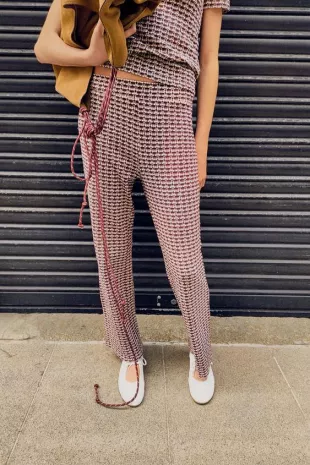 Zara - Jacquard Ankle Pants display picture 1