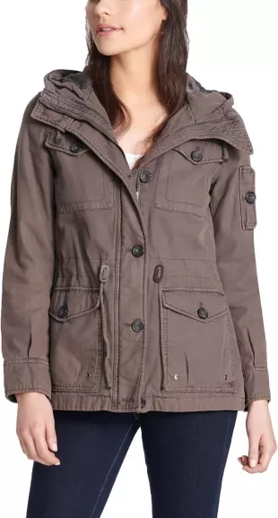 Women's Lightweight Cotton Military Jacket