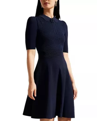 Anthropologie - Cecilia Pettersson Tie Front Midi Dress