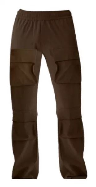 Ophelia Asymmetric Wrap Trousers | Espresso Brown