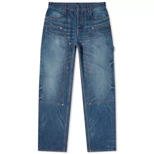 Deep Blue Straight Carpenter Jeans