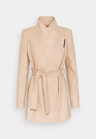 Camel ted baker coat on sale