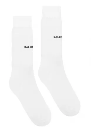 White Small Logo Socks