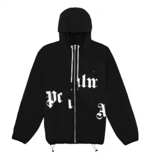 Black Broken-Logo Jacket