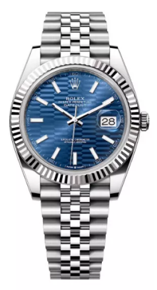 Oystersteel & Blue Geometric Datejust