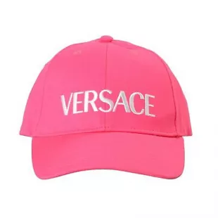 Unisex Logo Print Fuxia Baseball Cap Hat