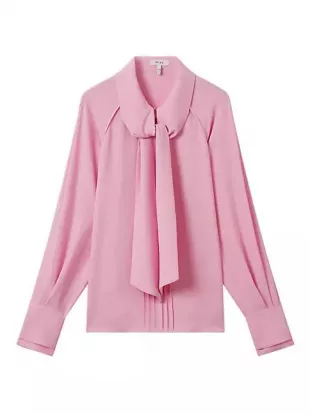 Ella Tieneck Pleated Blouse