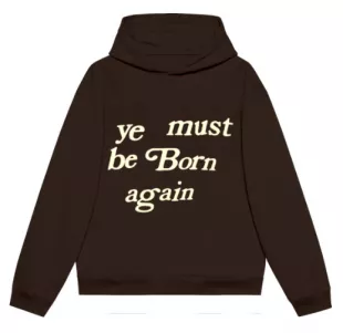 Brown Born Again Hoodie