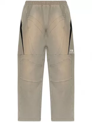 Grey Unity Sports Icon Biker Sweatpants
