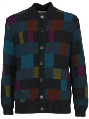 Cardigan Colour Block