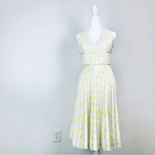 Polka Dot Yellow Marilyn Dress