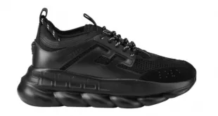 Black Chain Reaction Sneakers