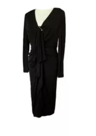 V-Neck Bamboo Knee Length Dress