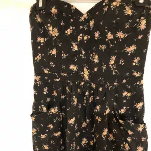 Rebecca Taylor strapless mini dress with Pockets