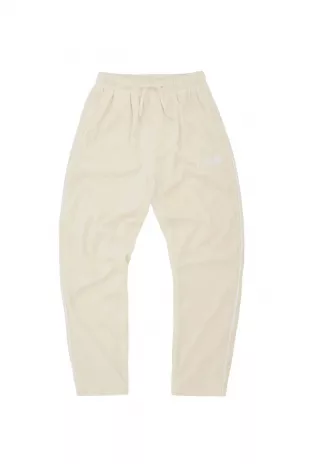 Cream Velour VVS Trackpants