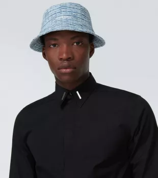 Light Blue 4G-Denim Bucket Hat