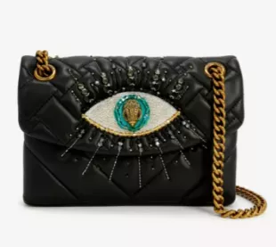 Mini Kensington Embellished Eye Leather Shoulder Bag