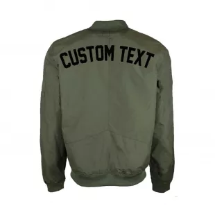 Cargo Green Oversized Bomber Jacket