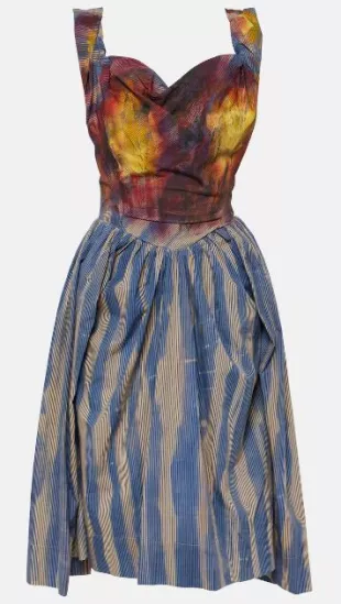 Sunday Striped Cotton Corset Dress