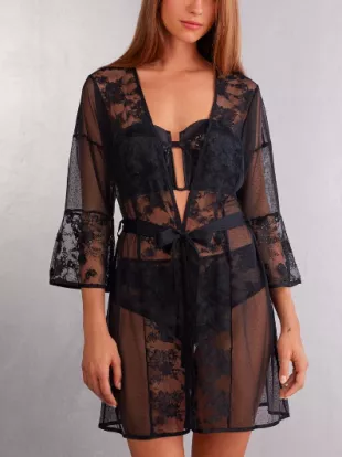 Couture De Nuit Lace Kimono