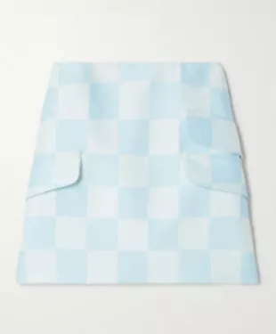 Contrasto Duchesse Mini Skirt