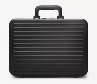 Black Aluminum Attache Briefcase