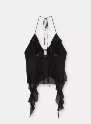 Halter Top With Trims