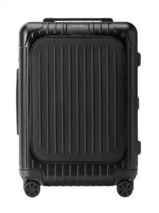 Black Front Sleeve Cabin Suitcase