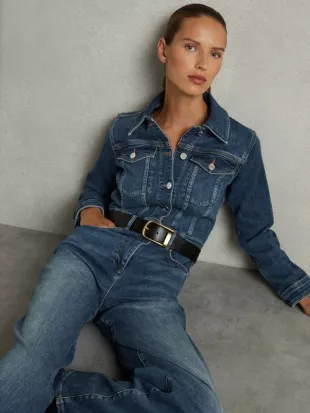 Celeste Denim Jumpsuit