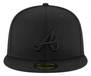 Atlanta Braves All Black 59FIFTY