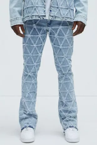 Interstellar Stacked Slim Flare Jeans