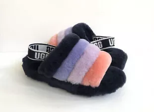 Fluff Yeah Slide Sandal In Starry Night Multi