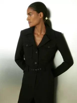 Belted Utility Jumpsuit