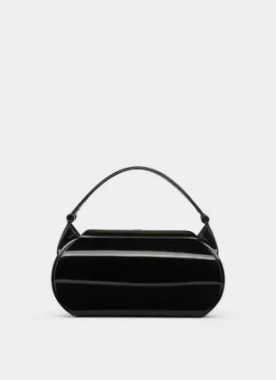 Bag in Glossy Brushed Leather